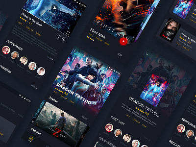 Film Application Design ui ux 图标 应用 设计