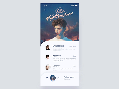 Music Player App ui ux 品牌 设计