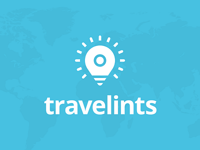 Travelints.com Logo expenses flight food holiday living relax resort story tourism transport travel traveling