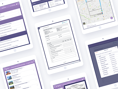 Form Management Tool app builder form healthcare interface investigation ios ipad medical tablet ui ux