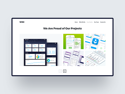 Portfolio agency app concept corporate development digital inspirational interface landing page portfolio promo software startup technology ui ux web website white space