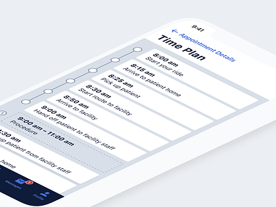 Hospital Tracking System app application appointment caregiver control design healthcare hospital interface ios iphone medical mobile monitoring patient status task tracking ui ux