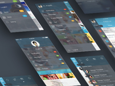 iOS 8 Quality - Mobile UI Kit angelbi88 app interface interface design ios7 ios8 mobile app quality ui ui design ux