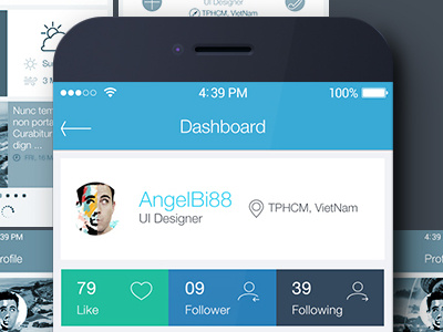 Flat UI for Mobile angelbi88 app flat interface interface design ios7 ios8 mobile app quality ui ui design ux