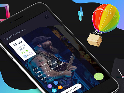 Event 5 Mobile Ui discover events friends fun mobileapp places sketchapp ui ux