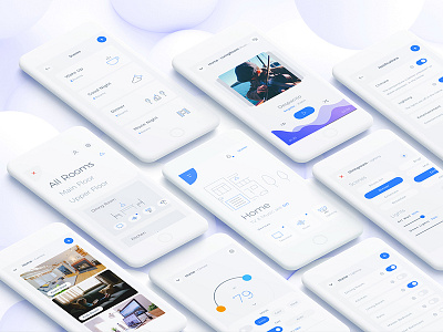 Smart Home Mobile App by angelbi88 on Dribbble