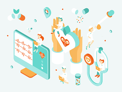 Healthcare Isometric Illustration