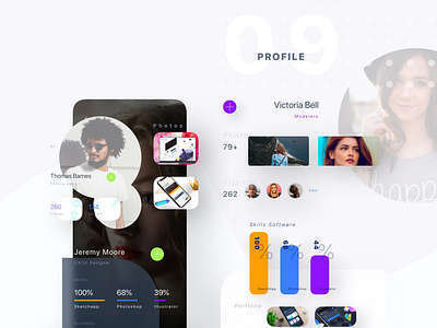 Profile - Inspire UI Mobile