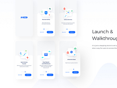 Launch & Walkthrough - NPAY (Wallet Mobile App)