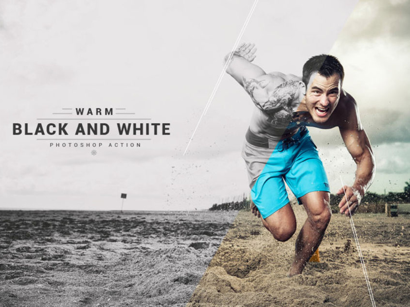 Warm Black And White Action by Shirley Steele on Dribbble