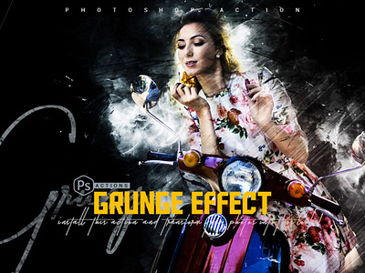 Grunge Effect Photoshop Action design effects graphic design photograhy photoshop photoshop actions