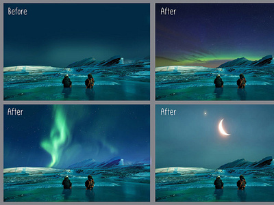 Night Sky Overlays