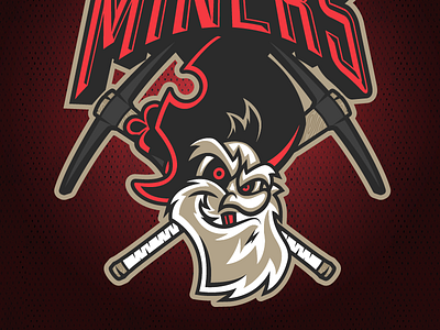SF Miners Logo cartoon illustration logo design mascot pickaxe san francisco sports sports logo team logo team sports