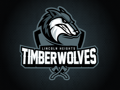 Lincoln Heights Timberwolves by 3WNDR® on Dribbble