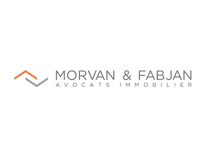 Logo MORVAN & FABJAN grey lawyers logo orange real estate