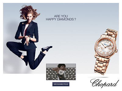 Chopard Happy Diamonds 2015 banners chopard digital campaign gif happy diamonds