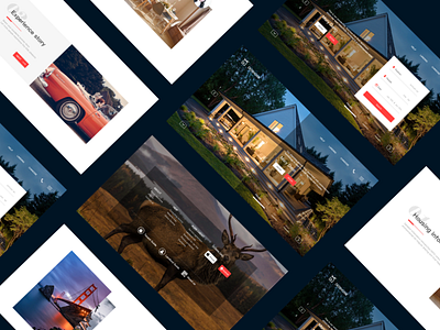 Booking house Web Design design travel ui ux web