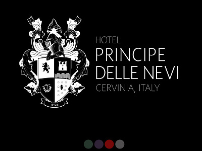 Hotel Principe delle nevi - Logo boutique branding graphic design hotel hotels identity logo print