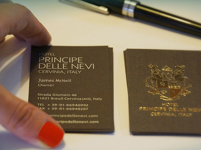 Hotel Principe delle nevi - Card