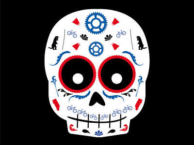 Cartoony Sugar Skull