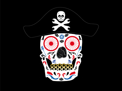 Sugar Skull Pirate