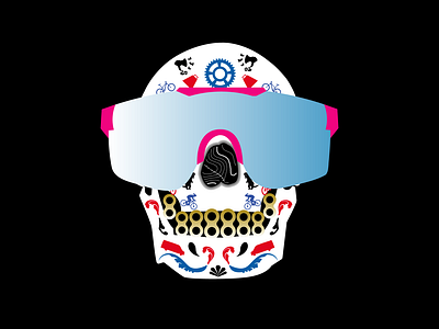 Sugar Skull with Shades