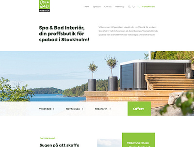 Spa & bad Interior branding design webdesign website website concept