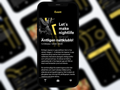 App - Birgerjarl nattclub branding design illustration logo project sweden ui