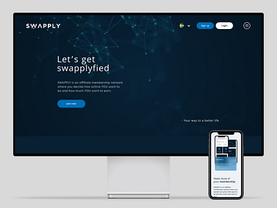 Swapply - Payments branding design illustration logo project sweden ui webdesign website website concept