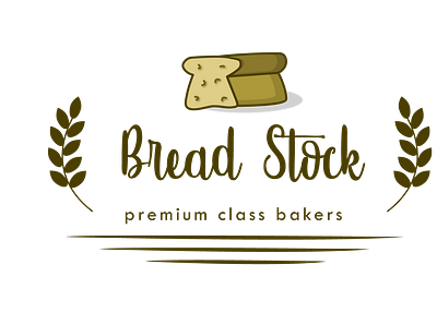 bakery logo 08 adobeillustator bakery branding bread design fiverr freelancer graphic graphic designer logo vector vector art wheat