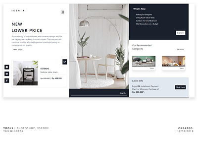 IKEH-A Furniture Website Concept