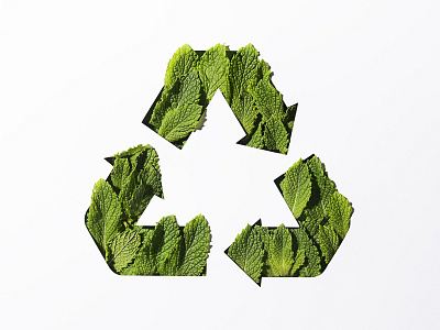 Eco recycle logo