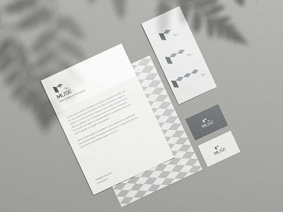 Muse. Branding. Identity branding building business card design envelopment graphic design illustration logo mortgage typography vector