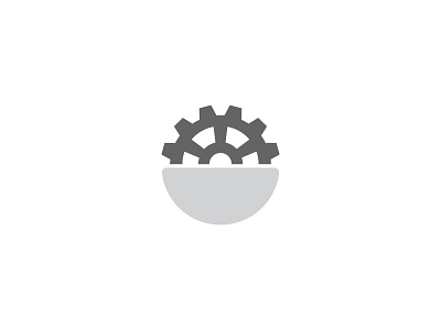 ET demitasse espresso gear icon logo mark