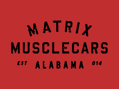 MM branding identity logo musclecar