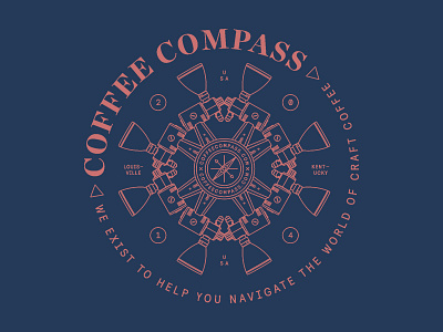 CC coffee compass ek43 mahlkönig screenprint shirt