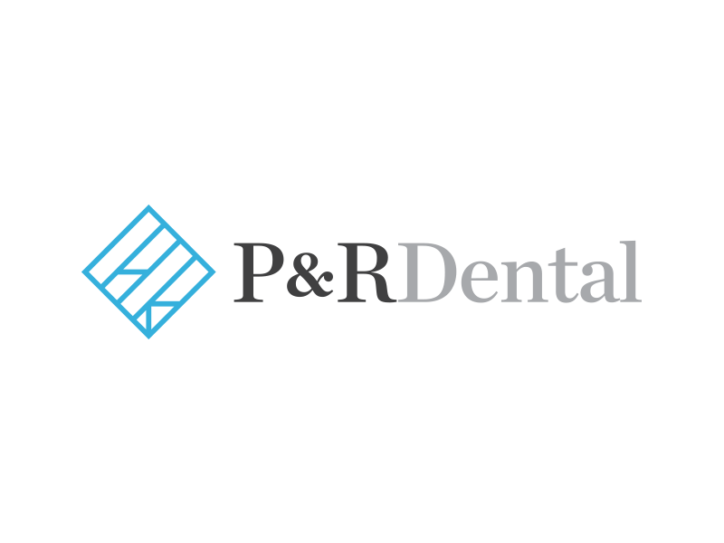 P&R dental identity logo