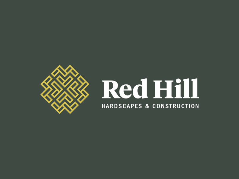 RHHC Logo construction hardscapes identity logo reject