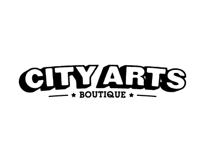 CAB 2 arts city logo stamp