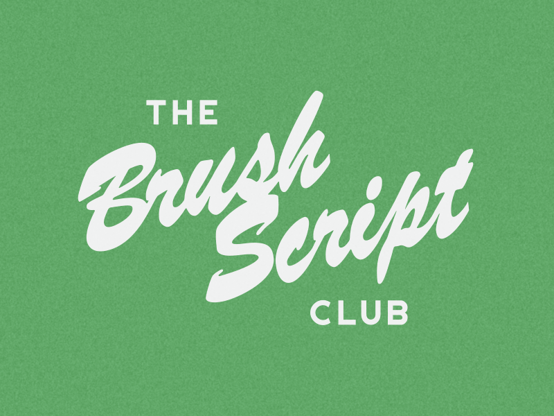 BSC brush script instagram type