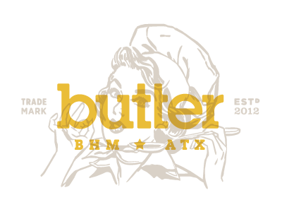 Butter atx austin bhm birmingham butter logo