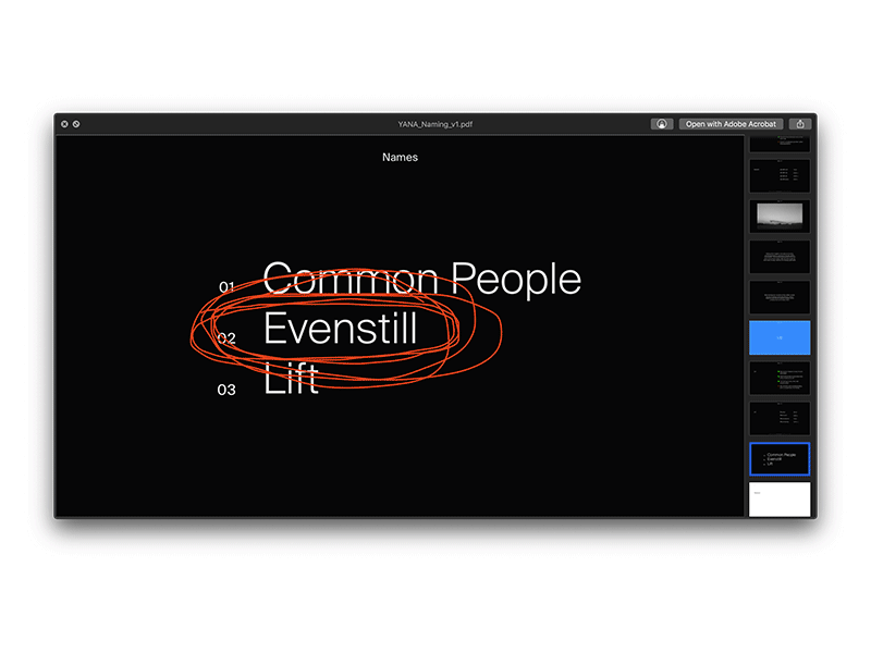 EvenStill Naming addiction alabama birmingham branding identity keynote screenshots kintsugi naming recovery
