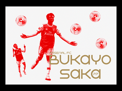 Bukayo Saka 77 colour creative design england fanart font font design football sport type typography youth