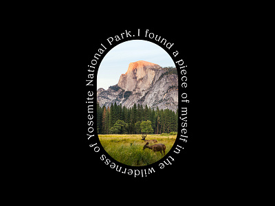 Head In The Clouds - Yosemite creative design travel type typography