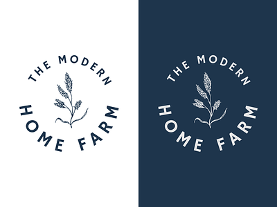 Farm logo brand branding design farm identity logo vector