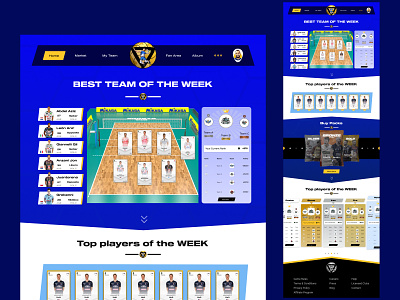 Volley Ball Website Design buzz buzz.pixels pixels sports ui uidesign uxismaeel uxui volleyball webdesign websitedesign