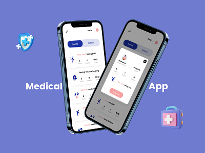 Medical App UX UI Design app design buzzpixels medical ui ux uxismaeel uxui