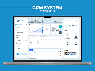 CRM System Design UX/UI