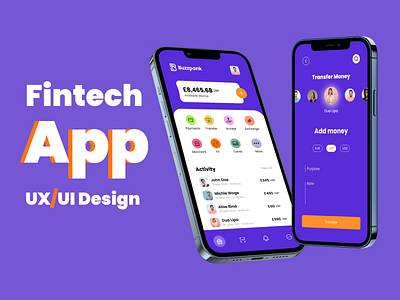 Fintech App UI/UX Design app design binance bitcoinnews crypto fintech fintechapp payment startups ui