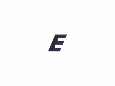 Elevate symbol. design e elevate flat graphicdesign icon illustrator lettering logo minimal symbol type vector